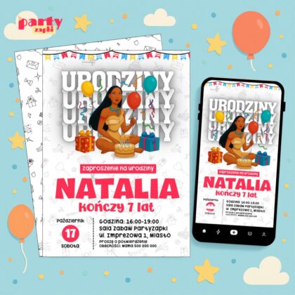 Pocahontas - Zaproszenie na urodziny [003]