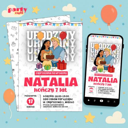 Pocahontas - Zaproszenie na urodziny [004]