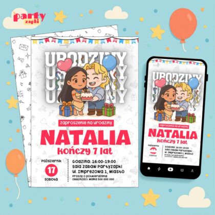 Pocahontas - Zaproszenie na urodziny [005]