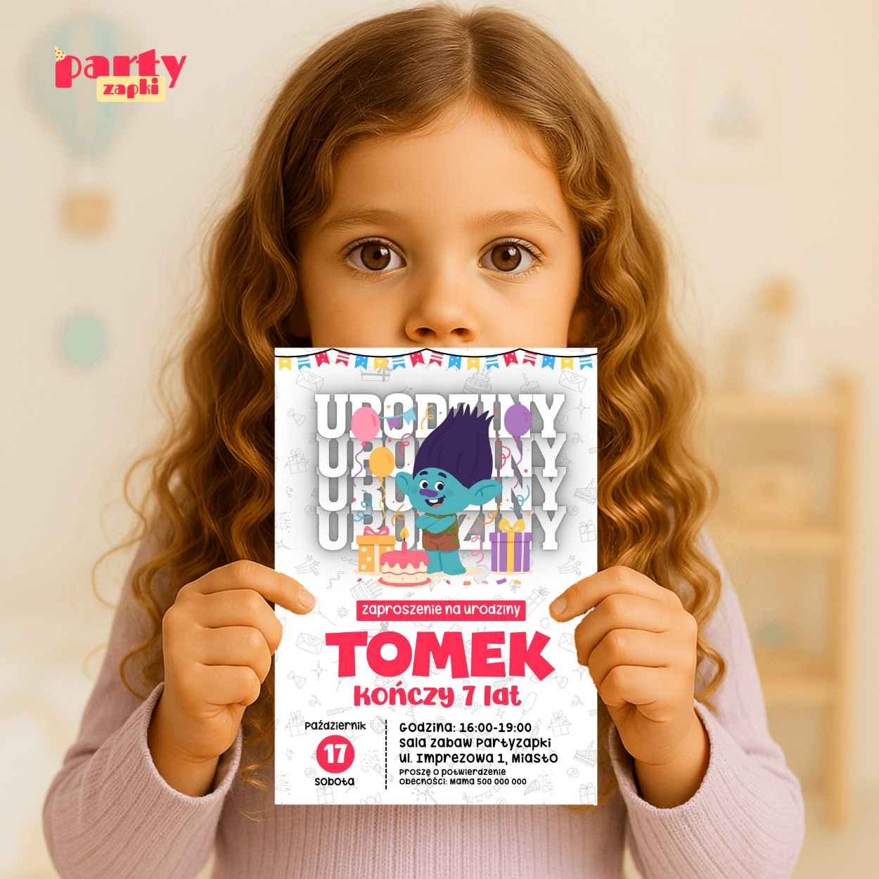 trole 01 zaproszenie na urodziny partyzapki 03