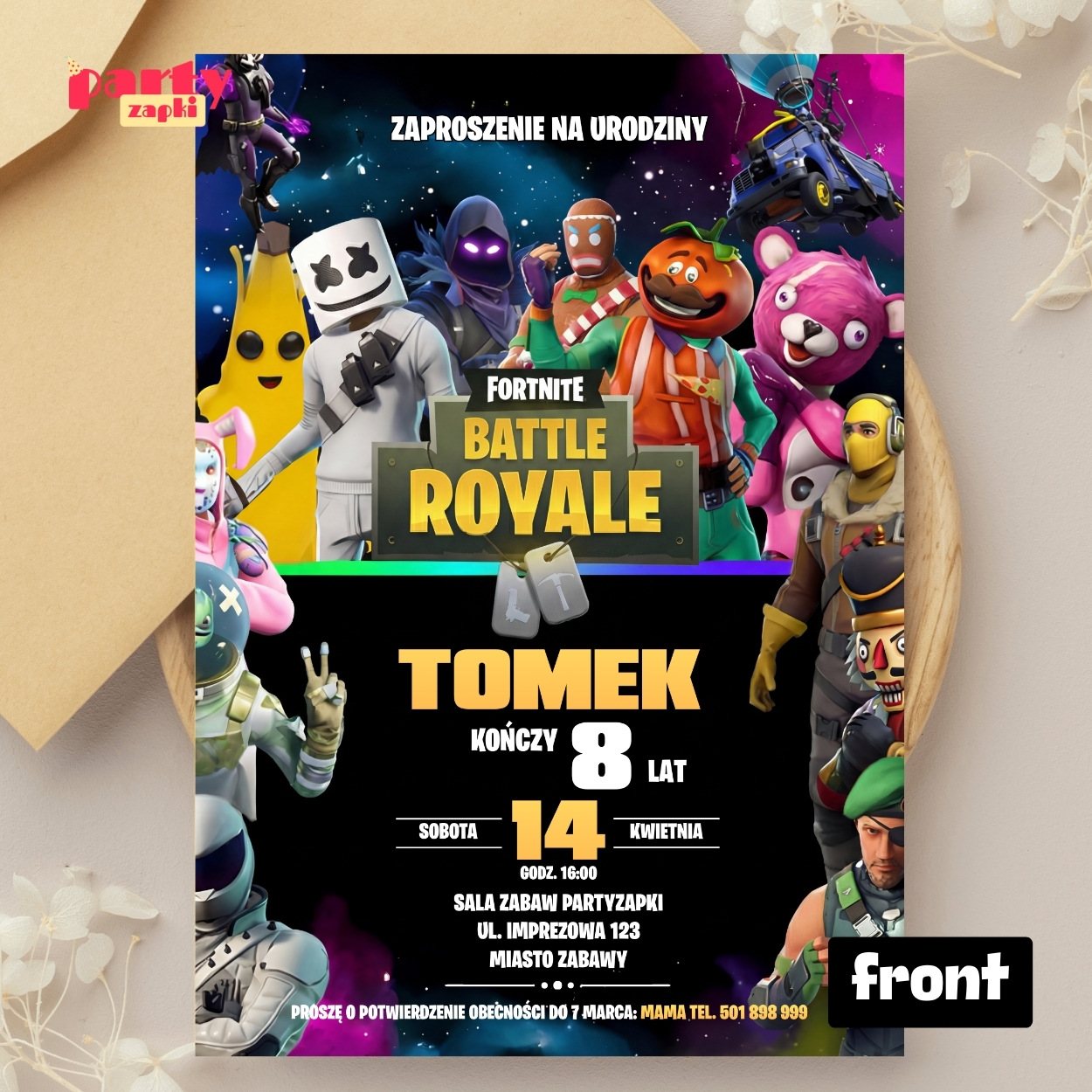 fortnite zaproszenie partyzapki 01 2