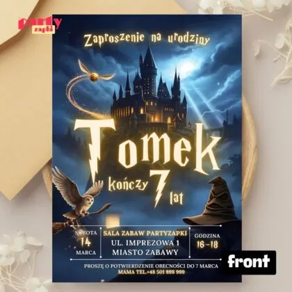 harry potter zaproszenie partyzapki 13 2