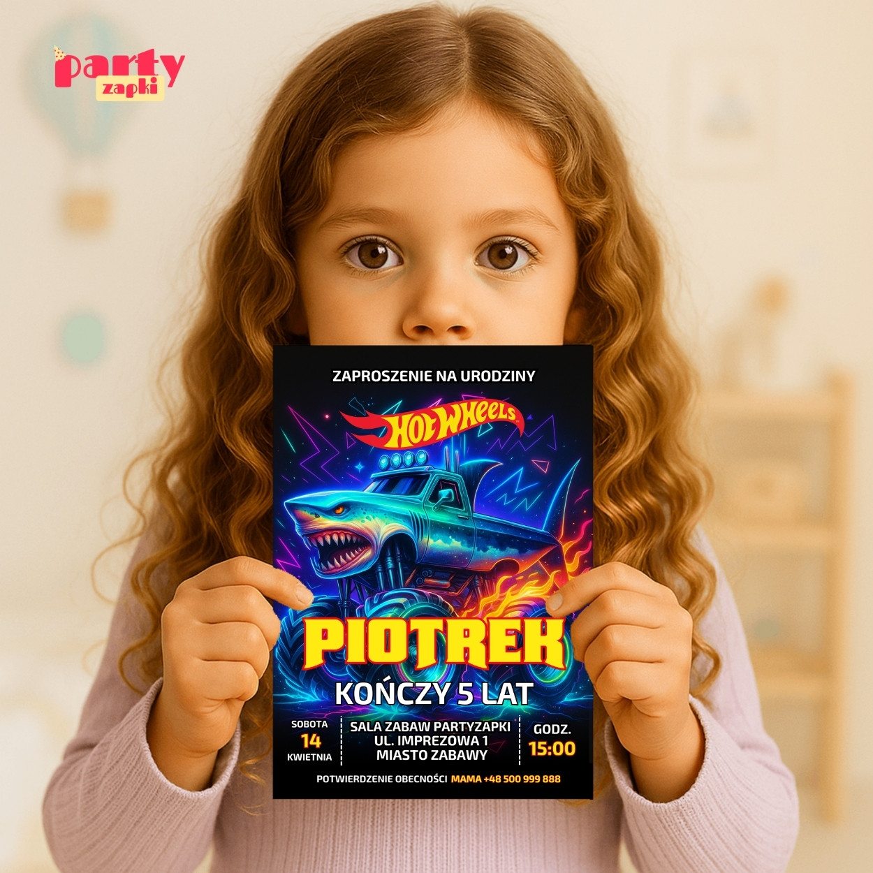 hot wheels zaproszenie partyzapki 01 4