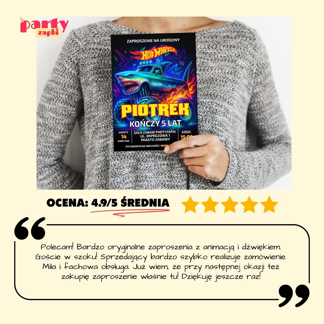 hot wheels zaproszenie partyzapki 01 8