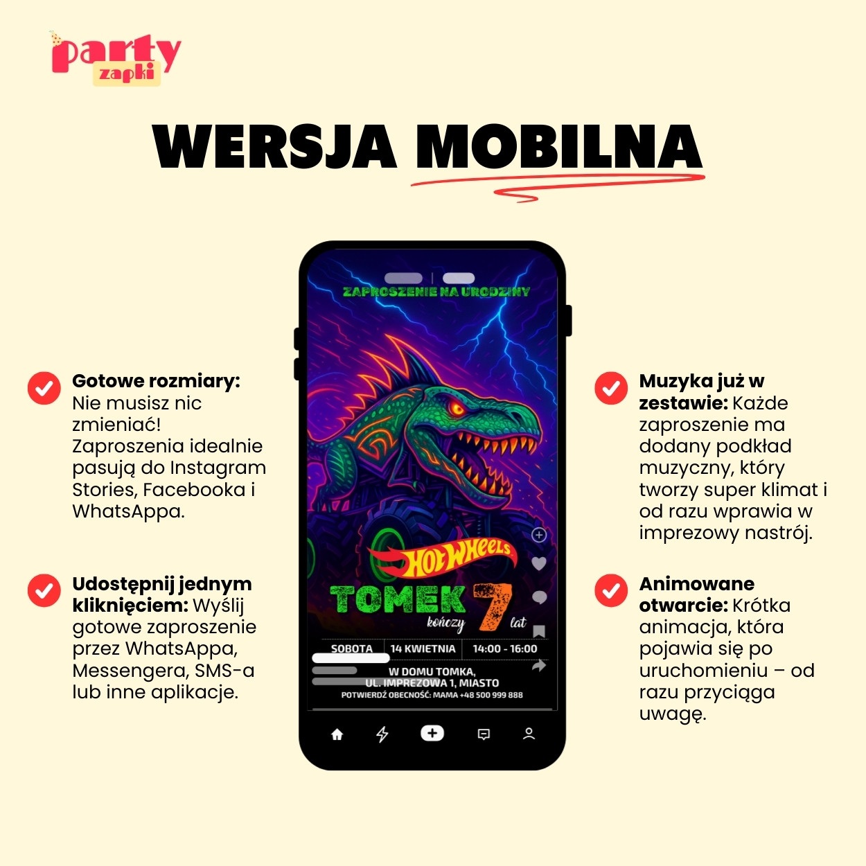hot wheels zaproszenie partyzapki 02 5