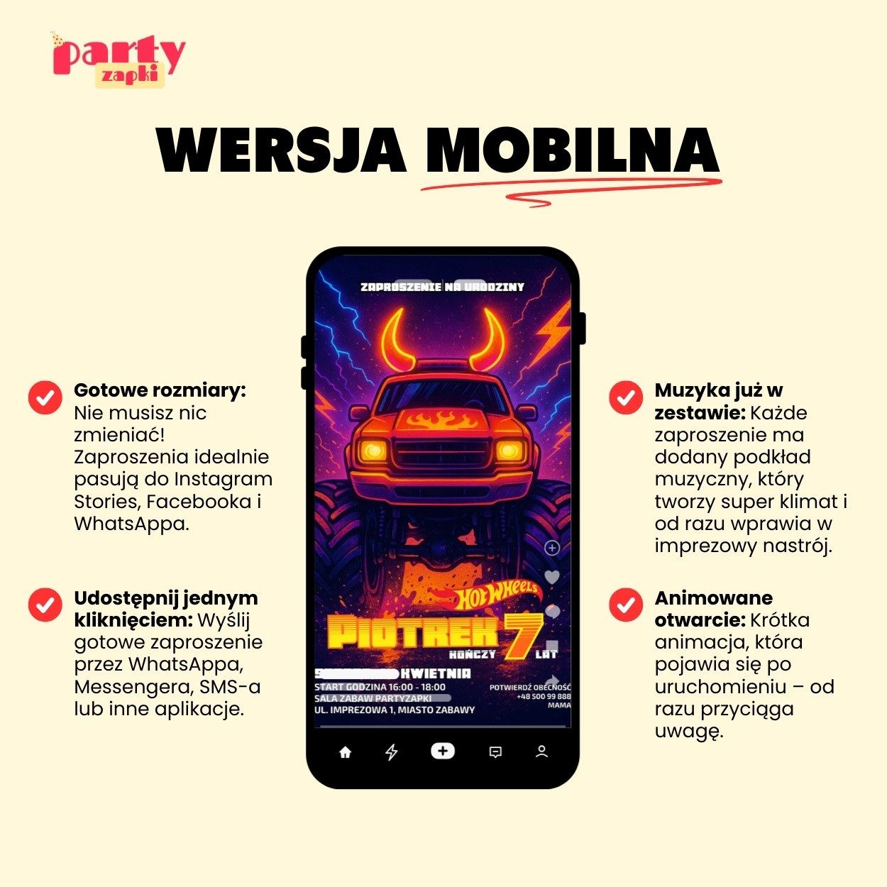 hot wheels zaproszenie partyzapki 03 5
