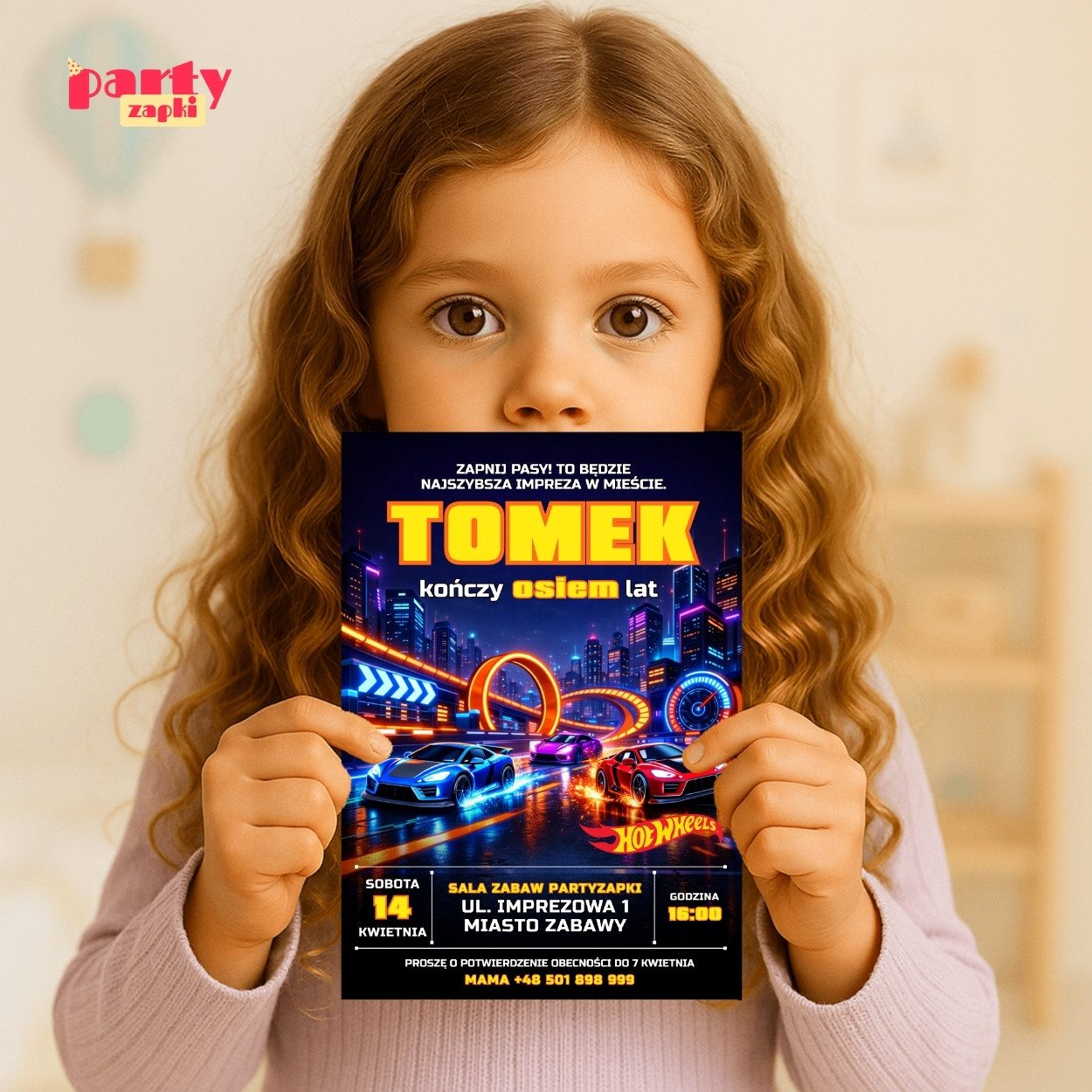 hot wheels zaproszenie partyzapki 04 4