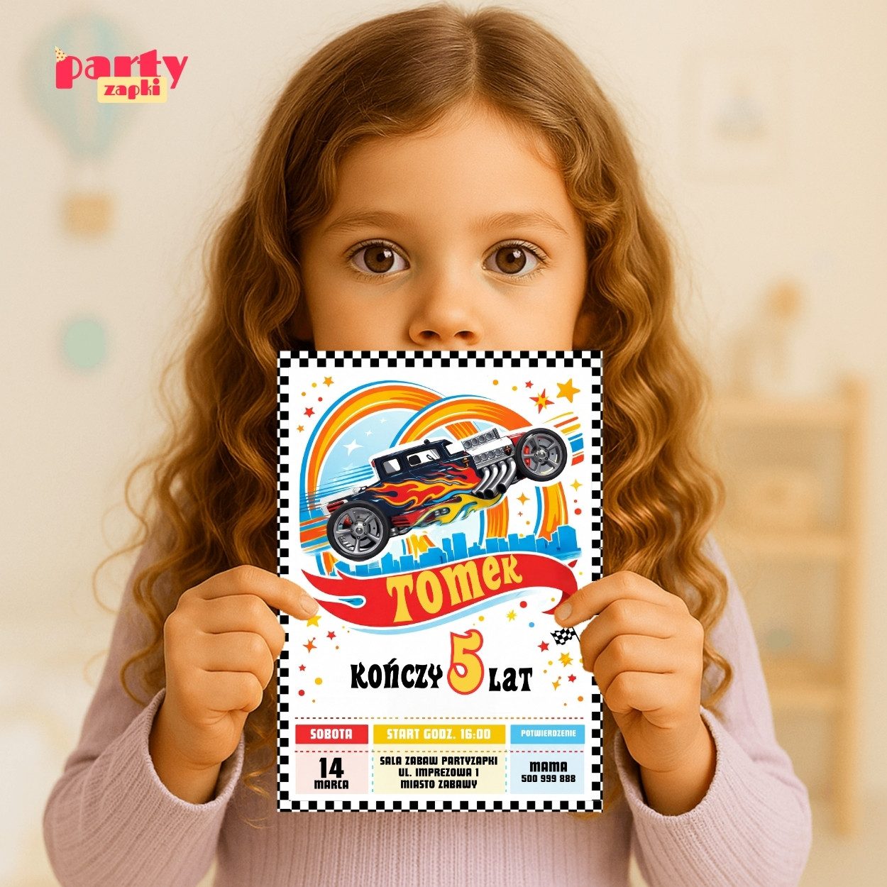 hot wheels zaproszenie partyzapki 08 4