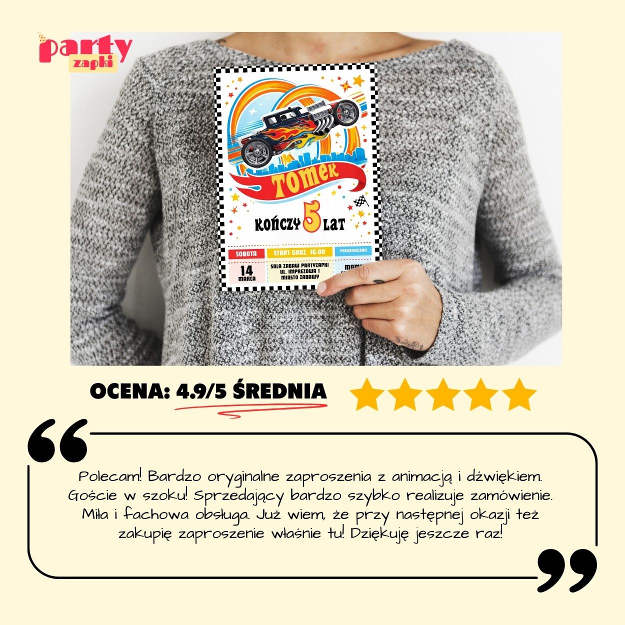 hot wheels zaproszenie partyzapki 08 8