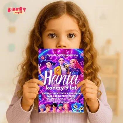 kpop demon huntersw zaproszenie partyzapki 07 4