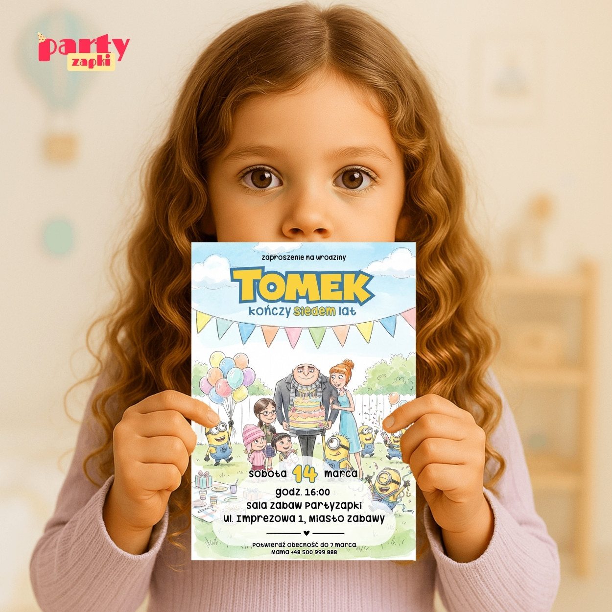 minionki zaproszenie partyzapki 10 4