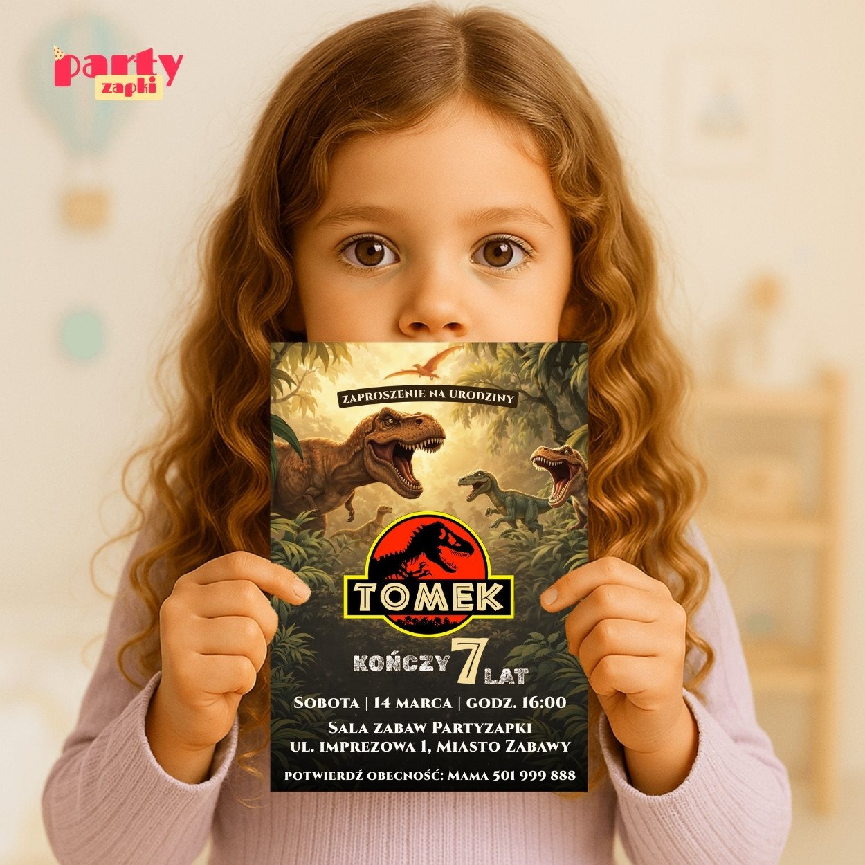 park jurajski zaproszenie partyzapki 02 4