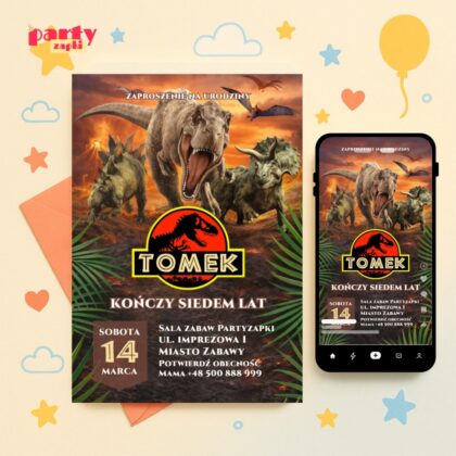 park jurajski zaproszenie partyzapki 03 1