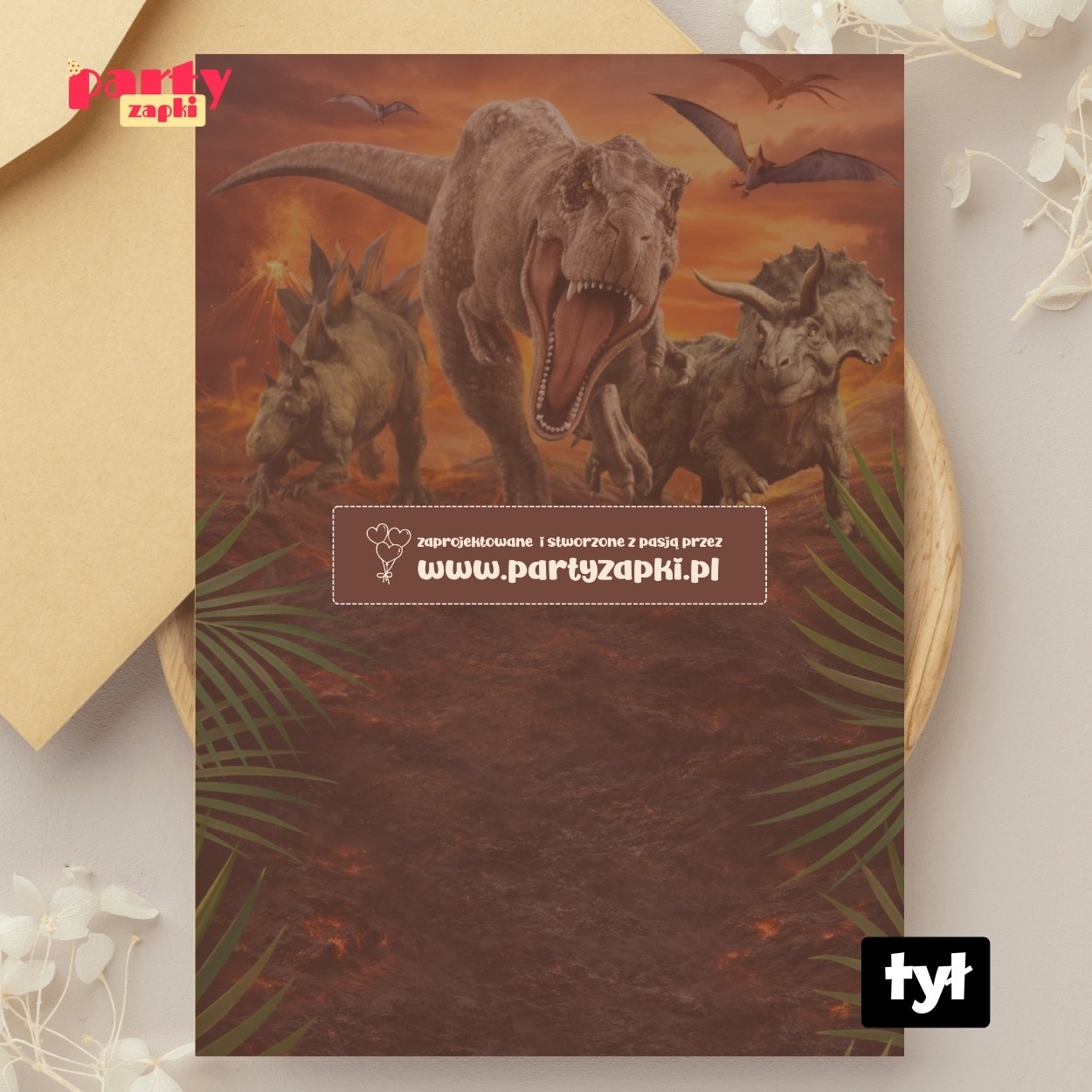 park jurajski zaproszenie partyzapki 03 3