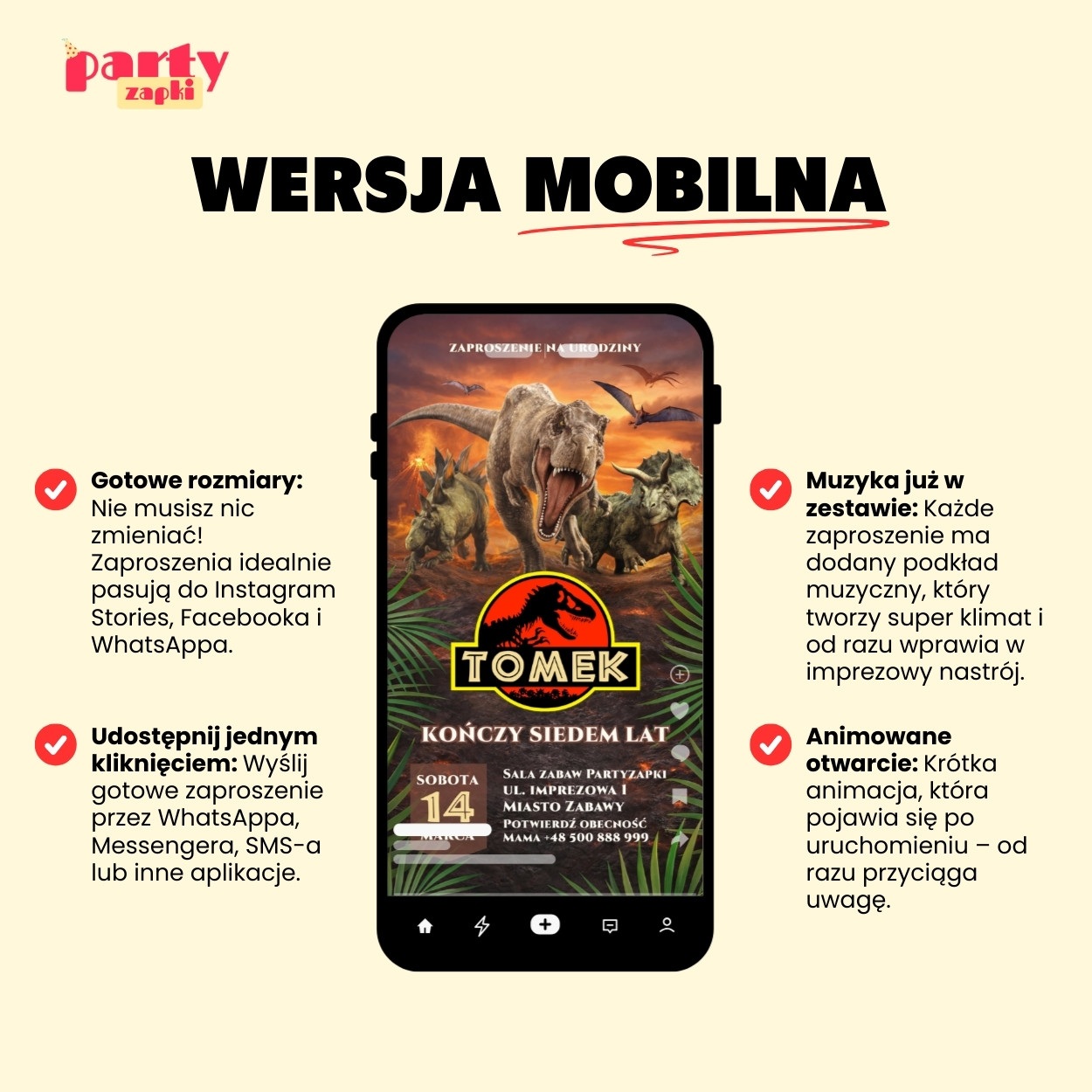 park jurajski zaproszenie partyzapki 03 5