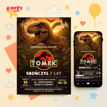 park jurajski zaproszenie partyzapki 04 1