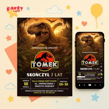 park jurajski zaproszenie partyzapki 04 1