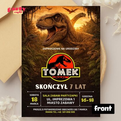 park jurajski zaproszenie partyzapki 04 2