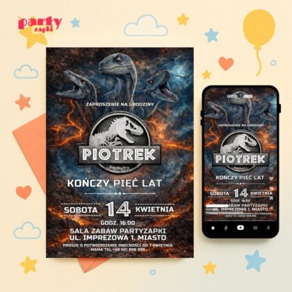 park jurajski zaproszenie partyzapki 05 1