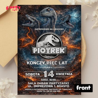 park jurajski zaproszenie partyzapki 05 2