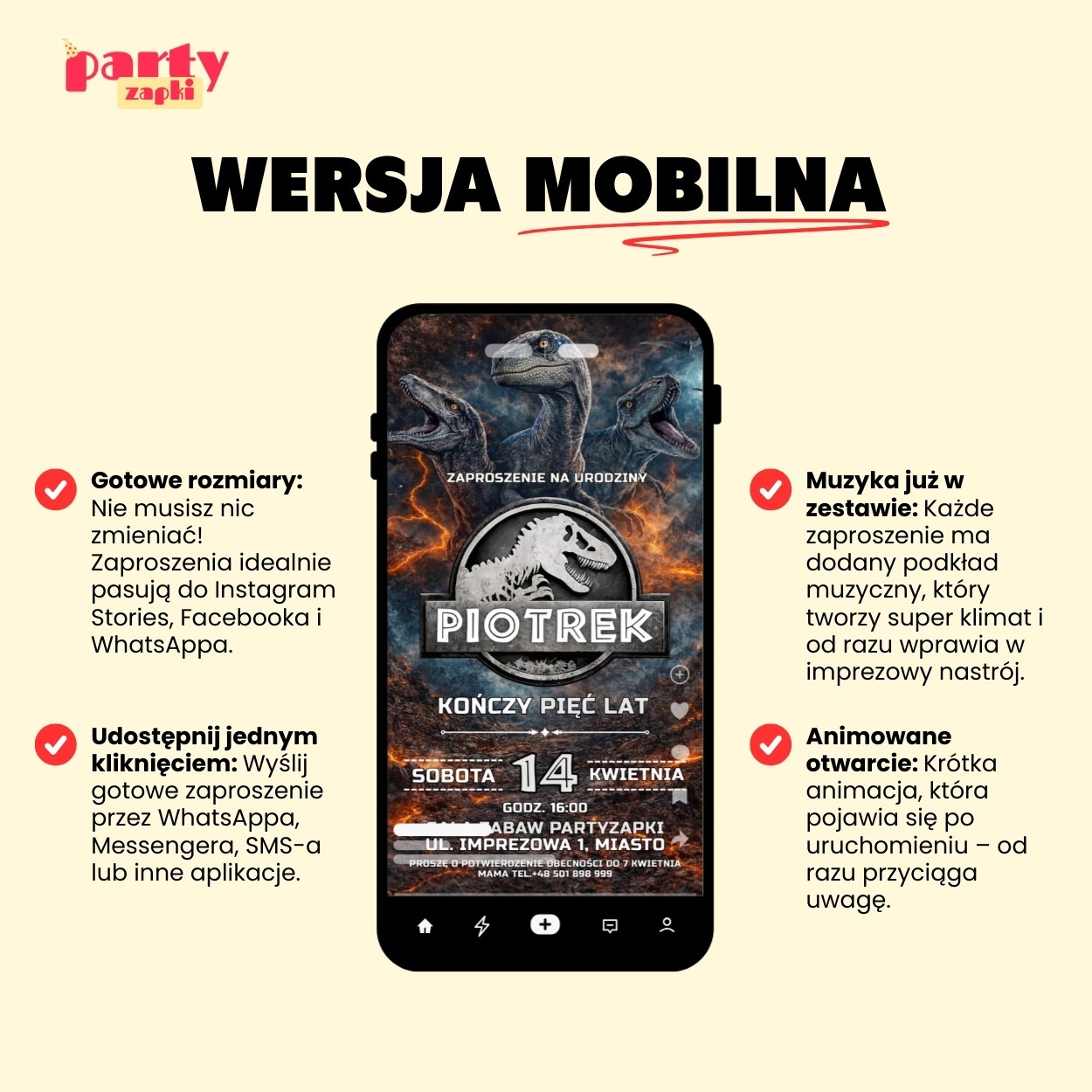 park jurajski zaproszenie partyzapki 05 5