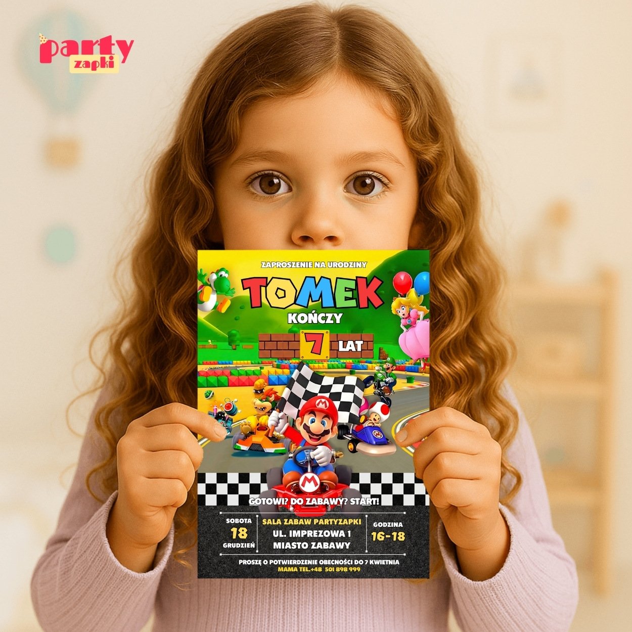 super mario zaproszenie partyzapki 08 4
