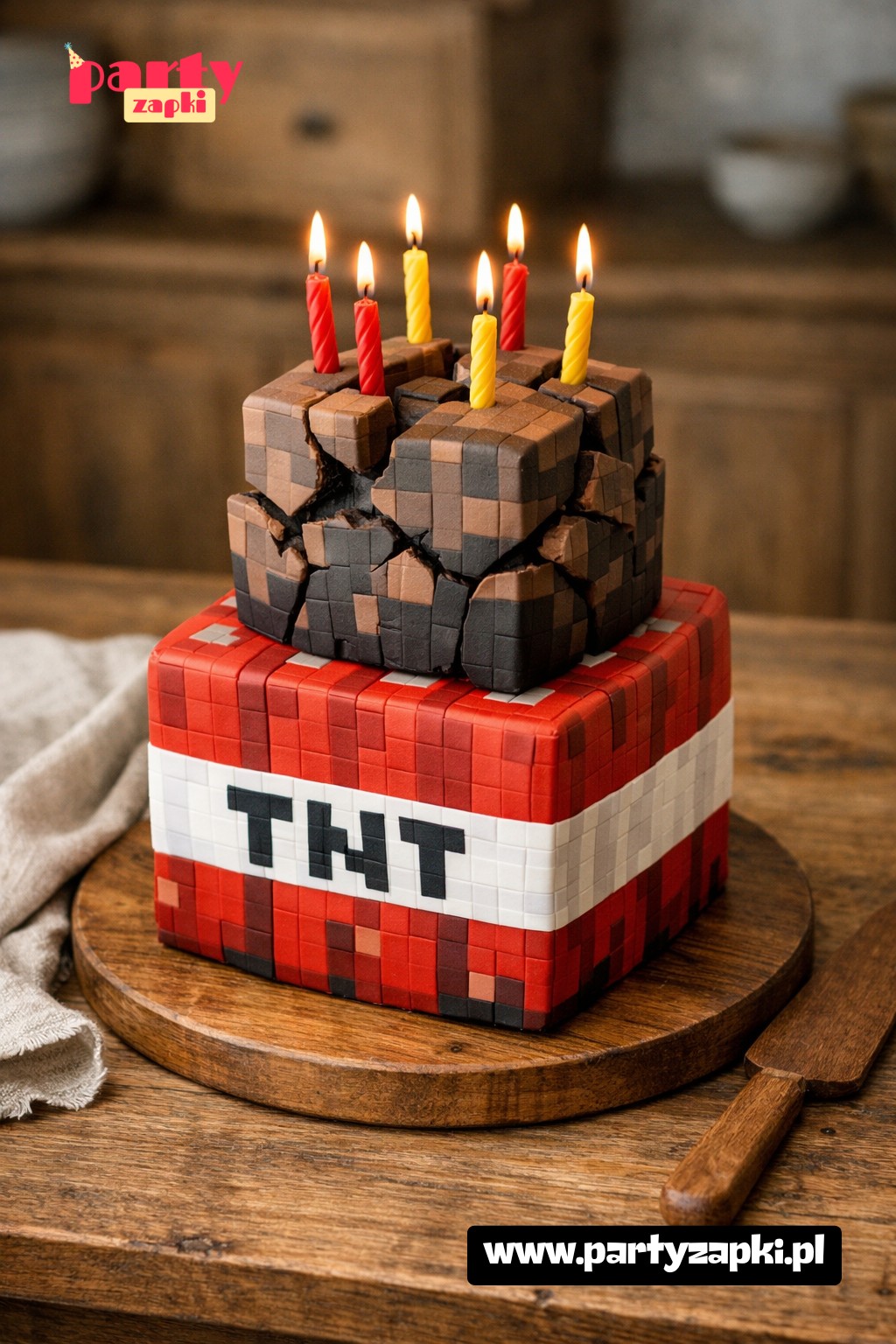 tort minecraft inspiracja (1)