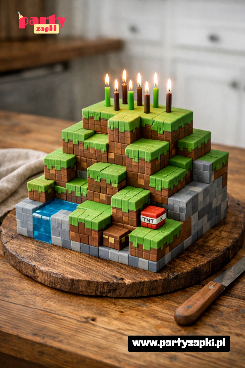 tort minecraft inspiracja (6)