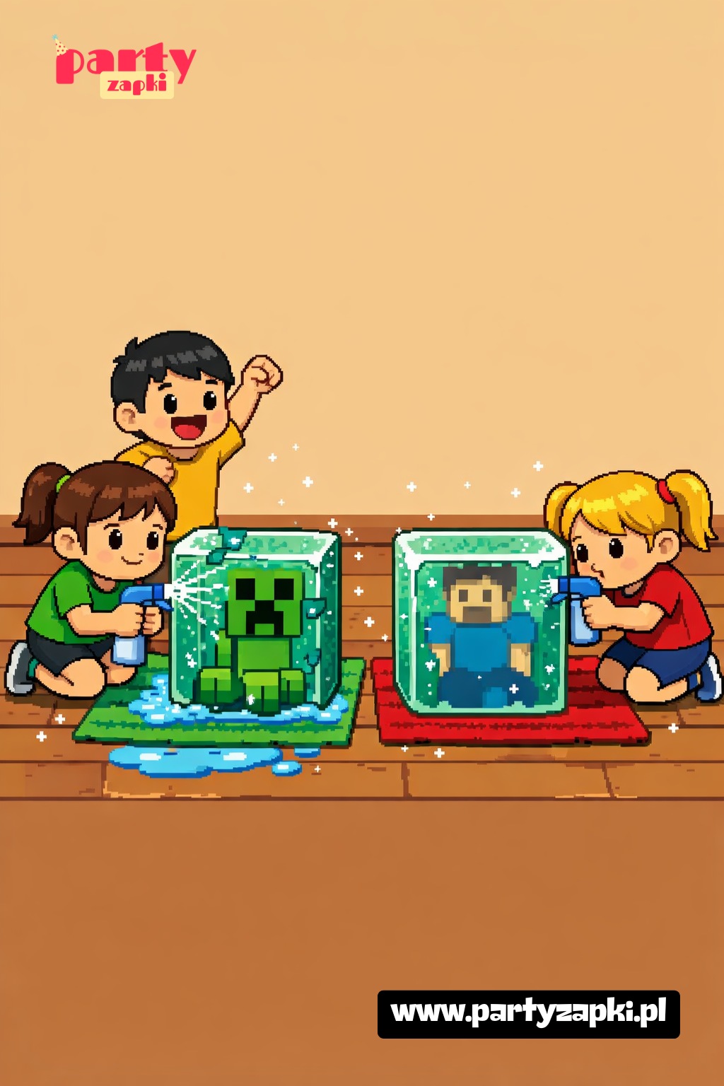 uwolnij figurki z lodu