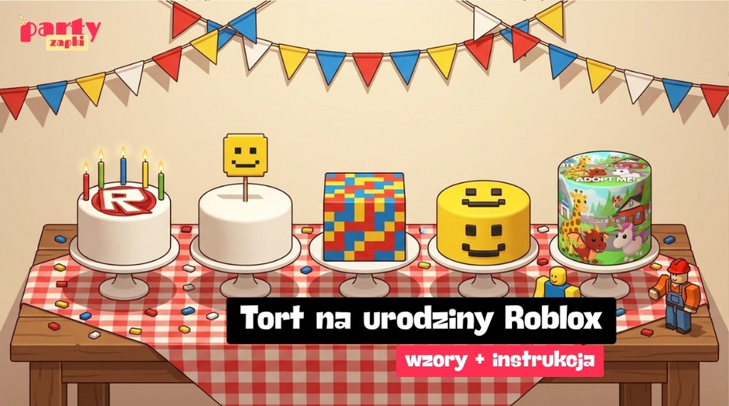 Jak zrobić tort na urodziny Roblox? 5 wzorów + instrukcja