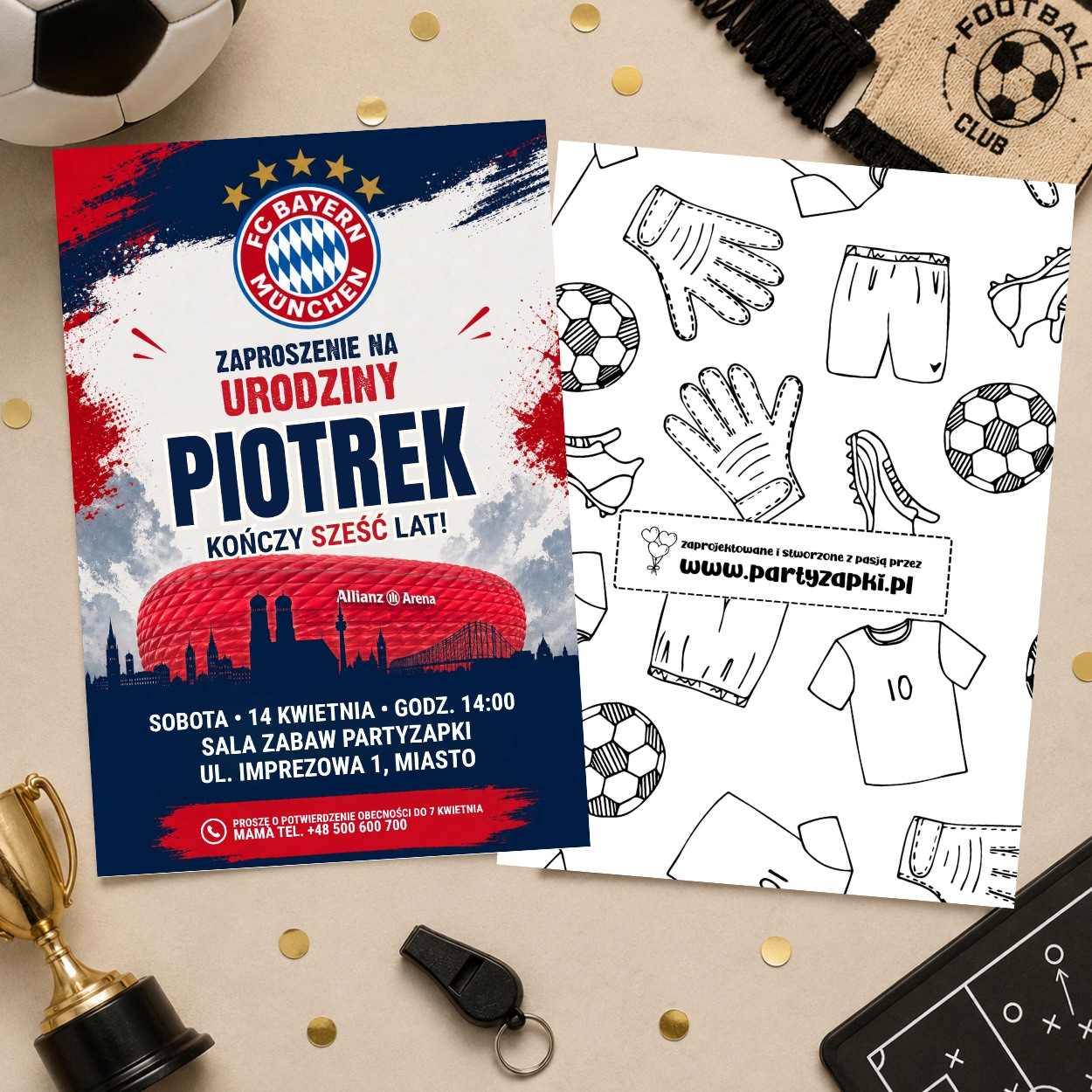 bayern monachium zaproszenie partyzapki 01 2