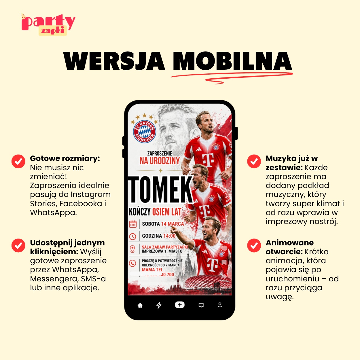 harry kane bayern monachium zaproszenie partyzapki 02 6