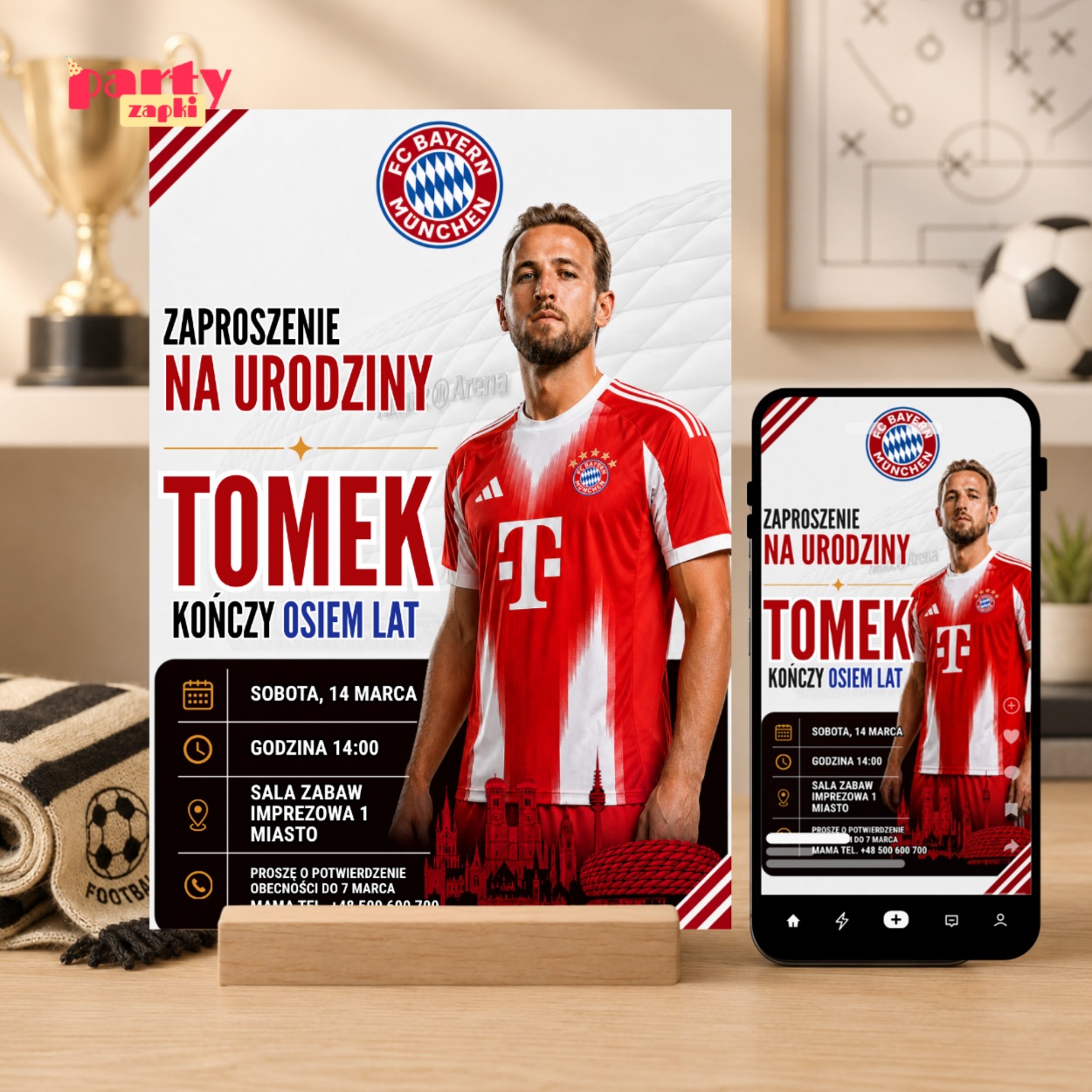 harry kane bayern monachium zaproszenie partyzapki 05 1