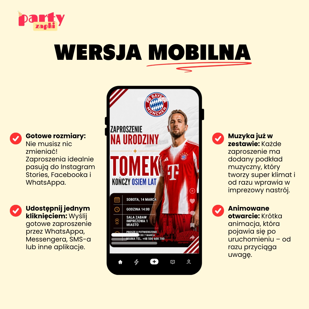 harry kane bayern monachium zaproszenie partyzapki 05 6