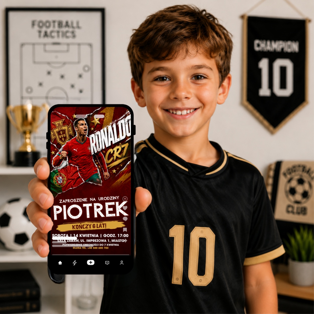 cristiano ronaldo 05 zaproszenie na urodziny partyzapki 5