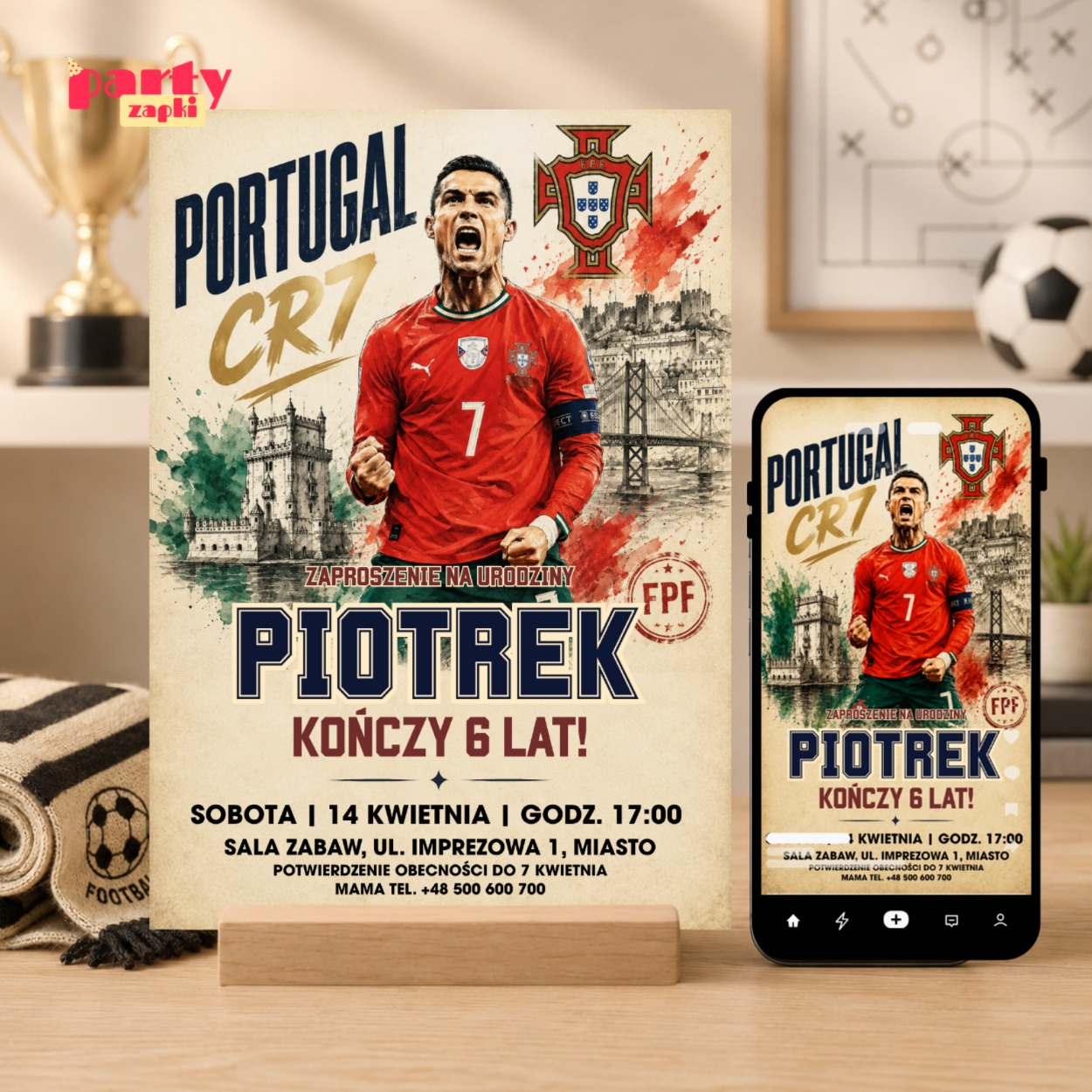 cristiano ronaldo 06 zaproszenie na urodziny partyzapki 1