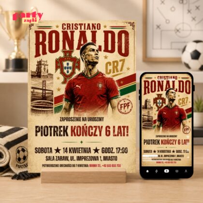 cristiano ronaldo 07 zaproszenie na urodziny partyzapki 1