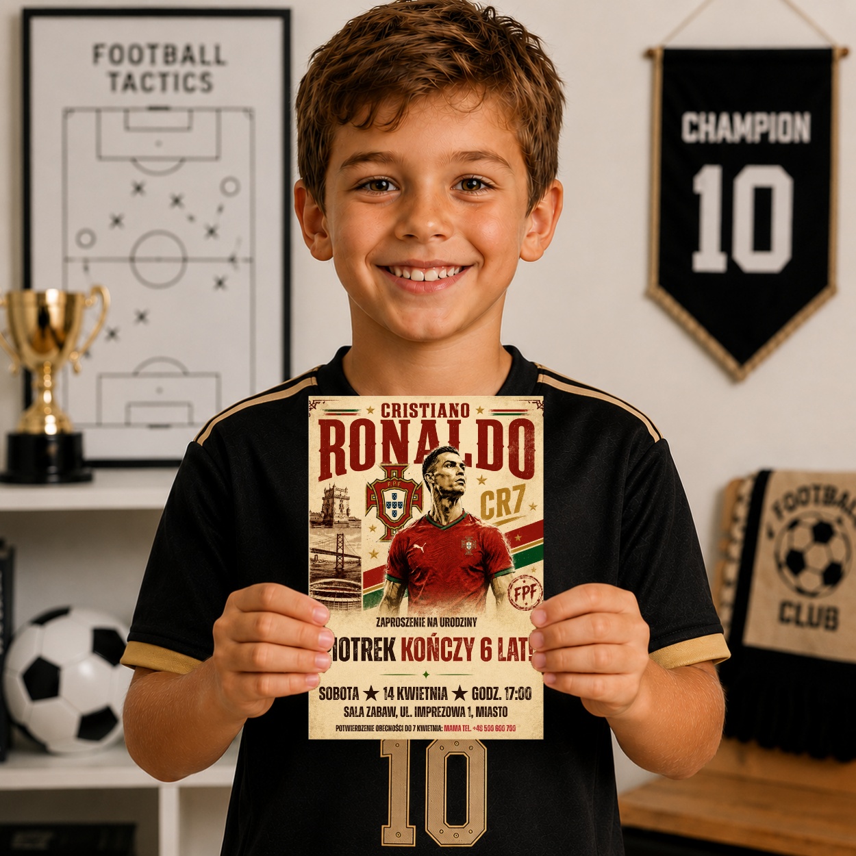 cristiano ronaldo 07 zaproszenie na urodziny partyzapki 3