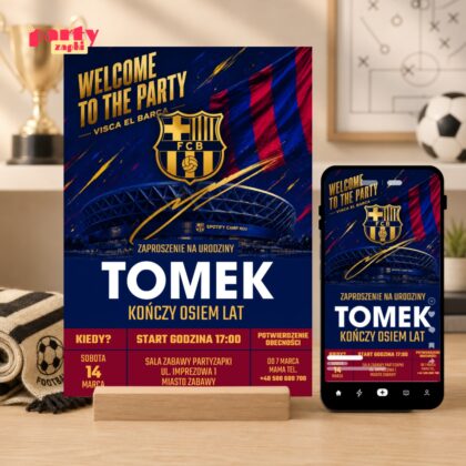 fc barcelona 05 zaproszenie na urodziny partyzapki 1
