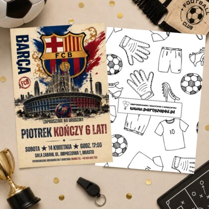 fc barcelona 08 zaproszenie na urodziny partyzapki 2