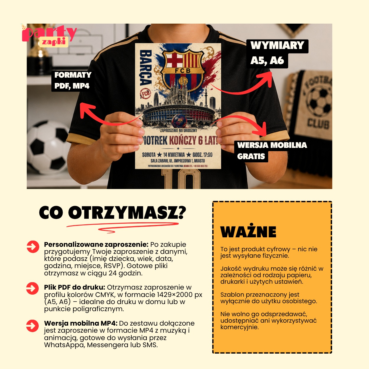 fc barcelona 08 zaproszenie na urodziny partyzapki 4