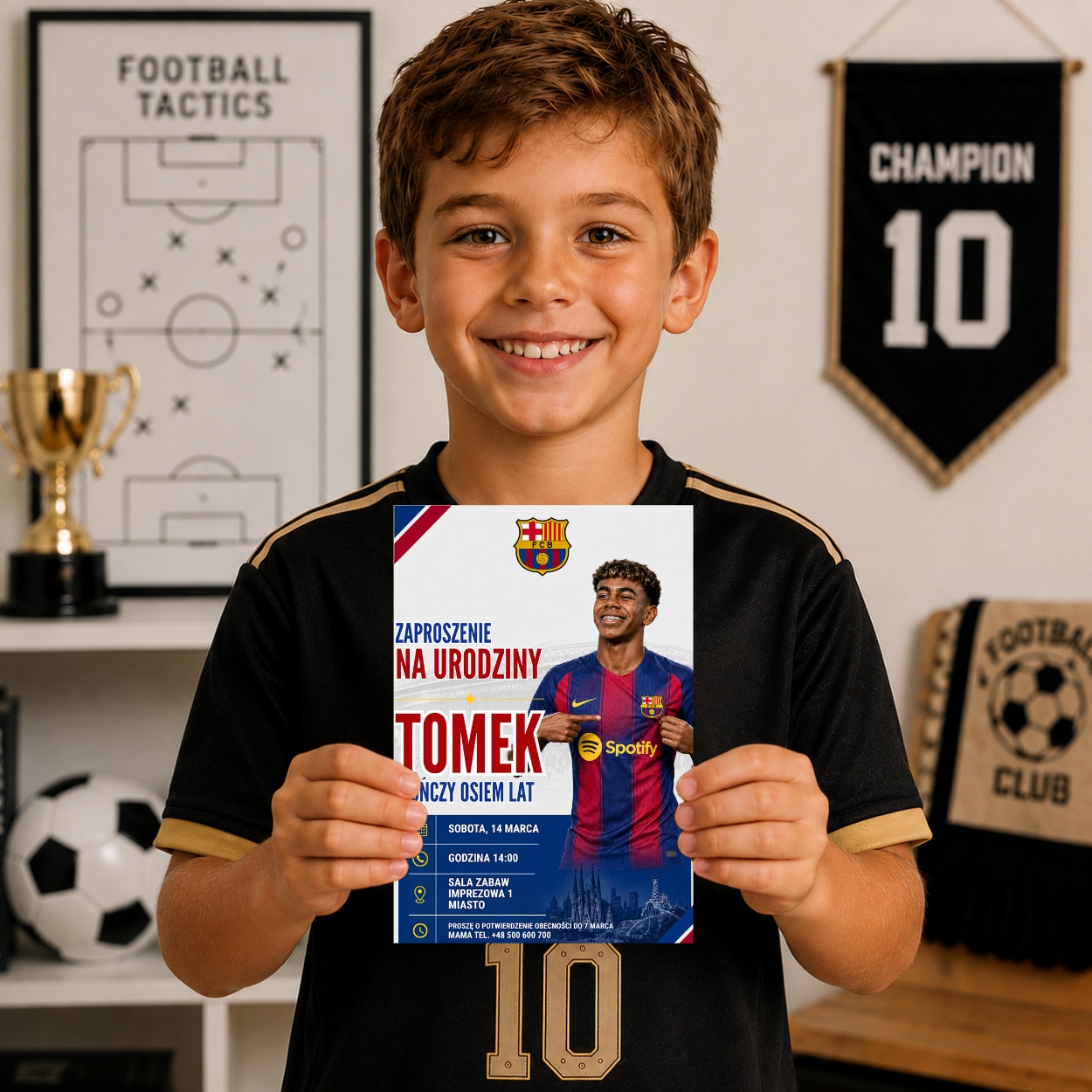 lamine yamal fc barcelona zaproszenie