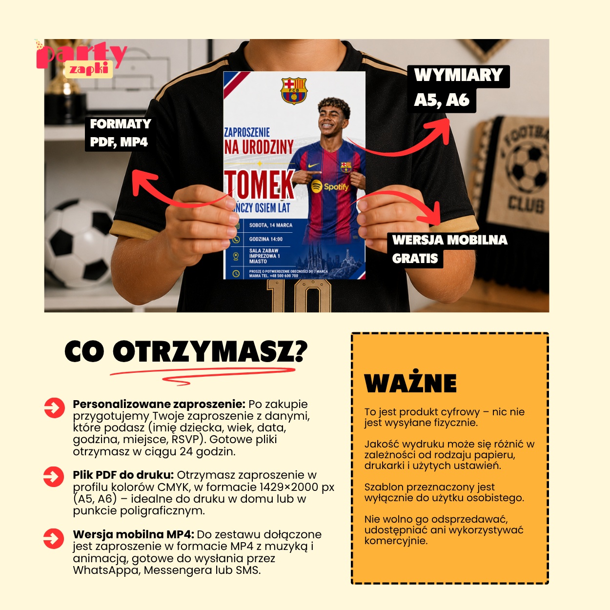 lamine yamal fc barcelona zaproszenie