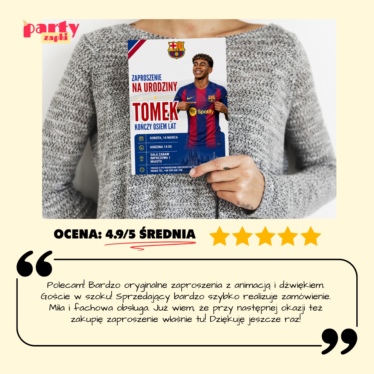 lamine yamal fc barcelona zaproszenie