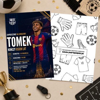 lamine yamal fc barcelona zaproszenie partyzapki