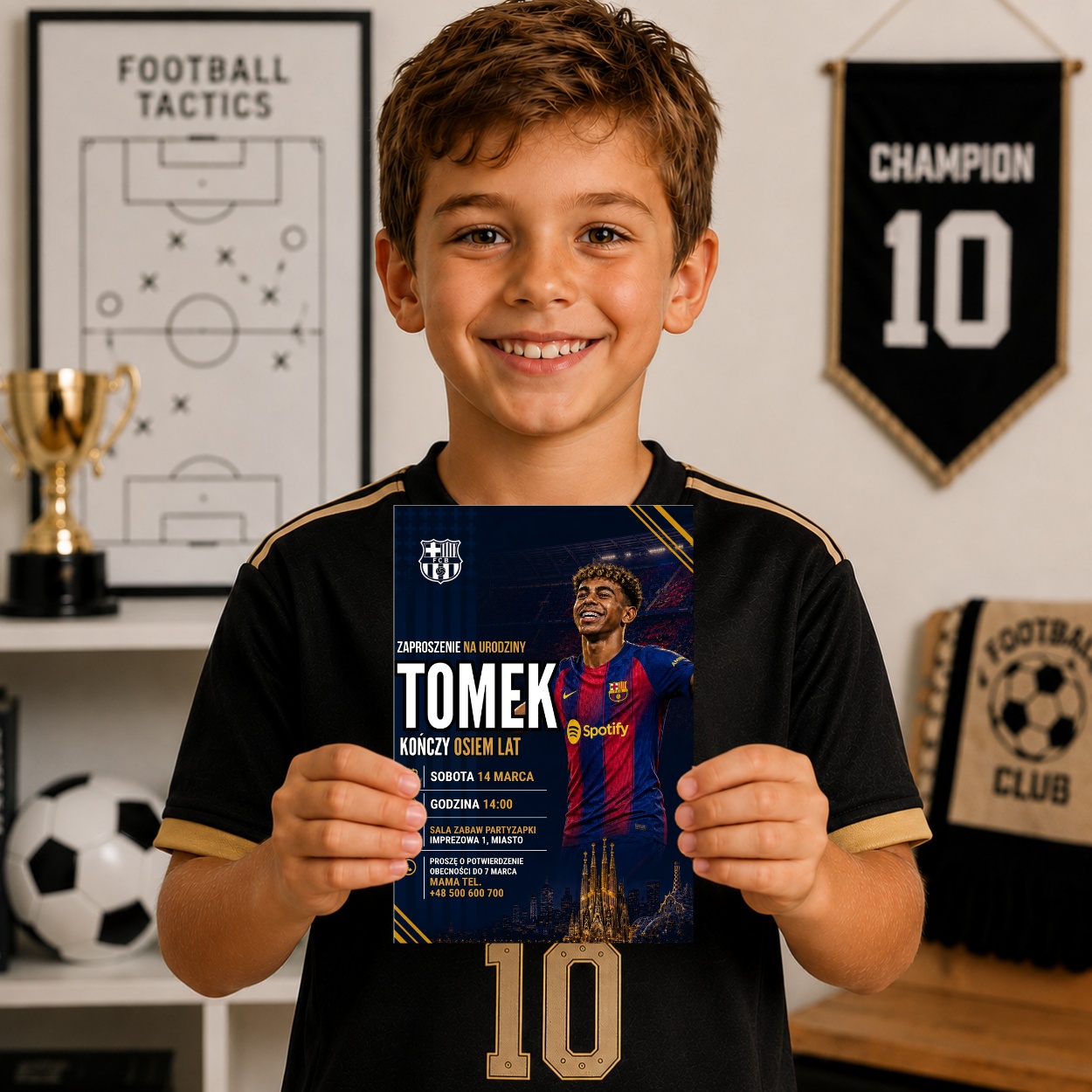 lamine yamal fc barcelona zaproszenie partyzapki