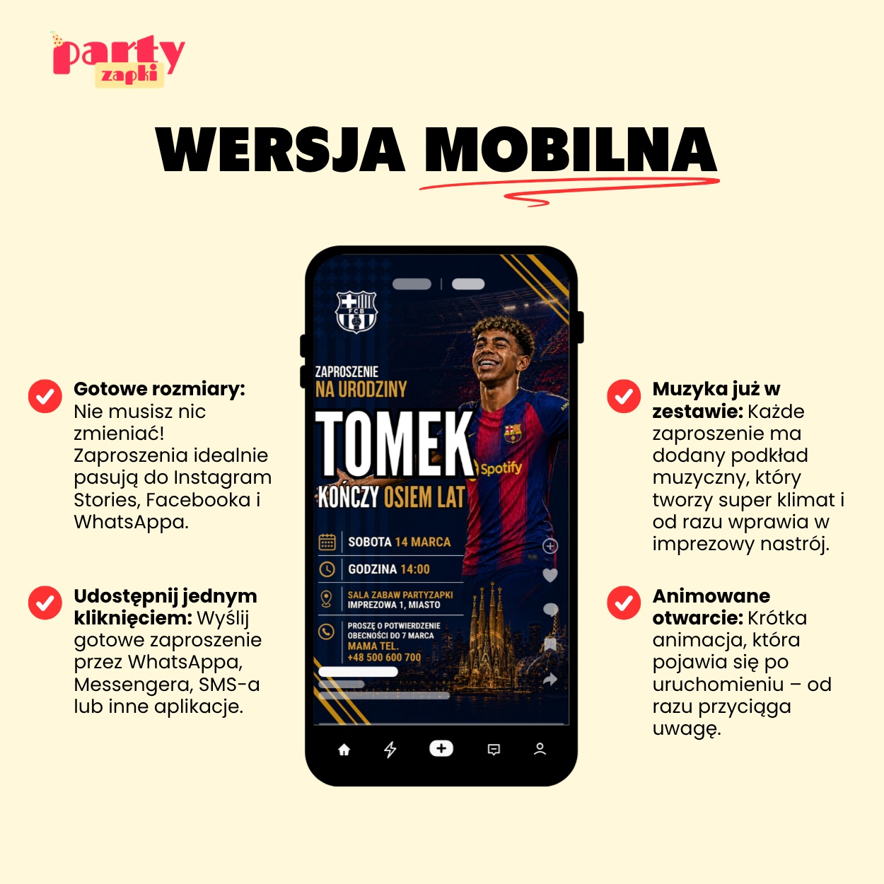 lamine yamal fc barcelona zaproszenie partyzapki