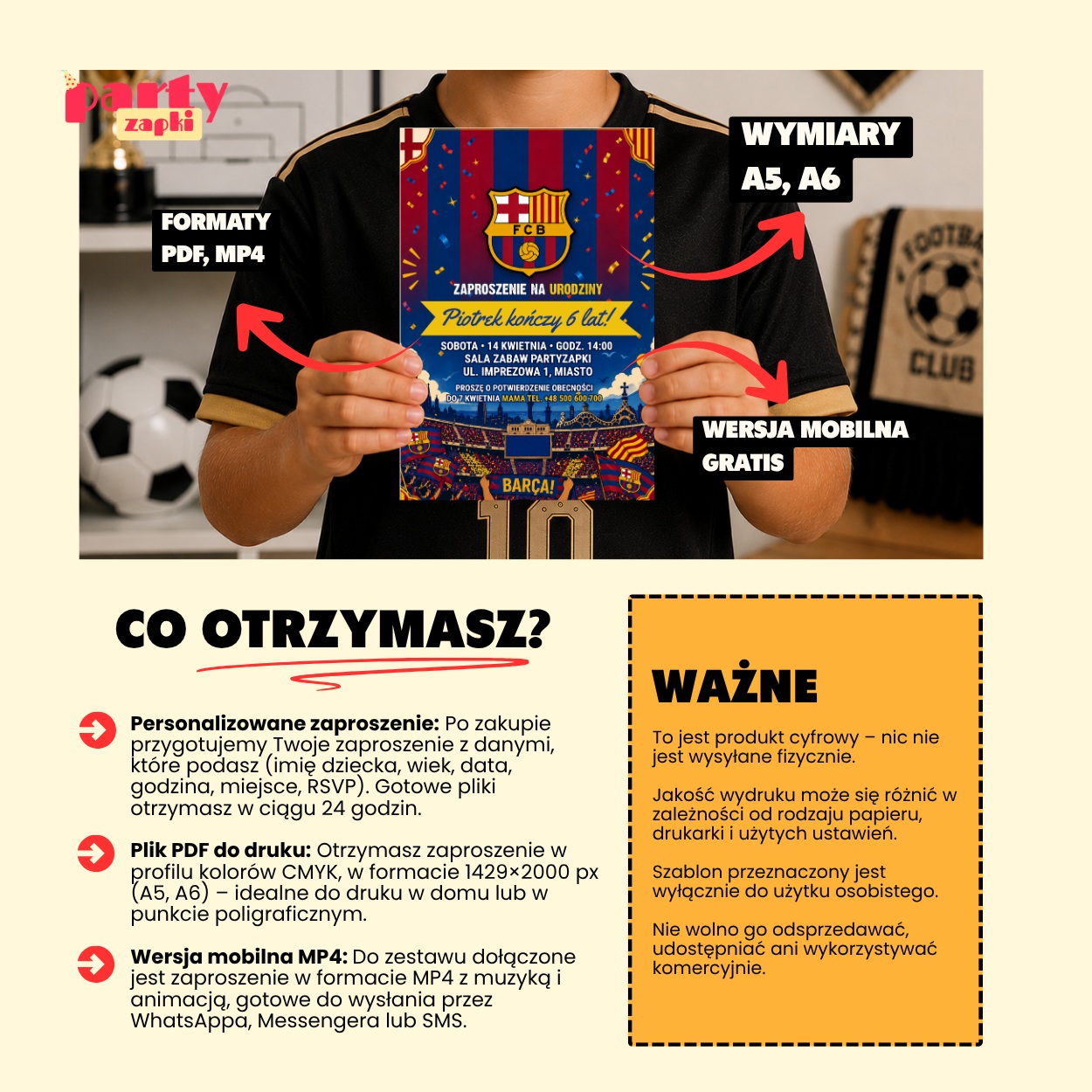 fc barcelona zaproszenie partyzapki 06 4