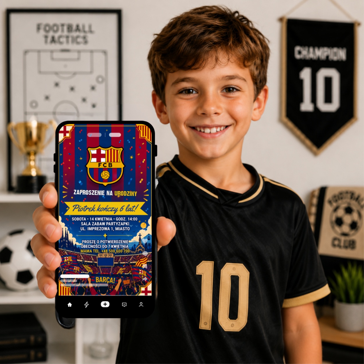 fc barcelona zaproszenie partyzapki 06 5
