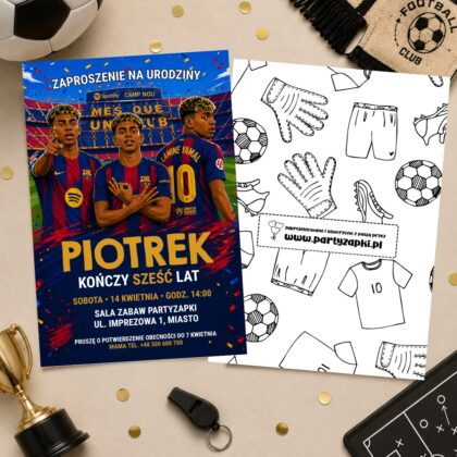 lamine yamal fc barcelona zaproszenie partyzapki